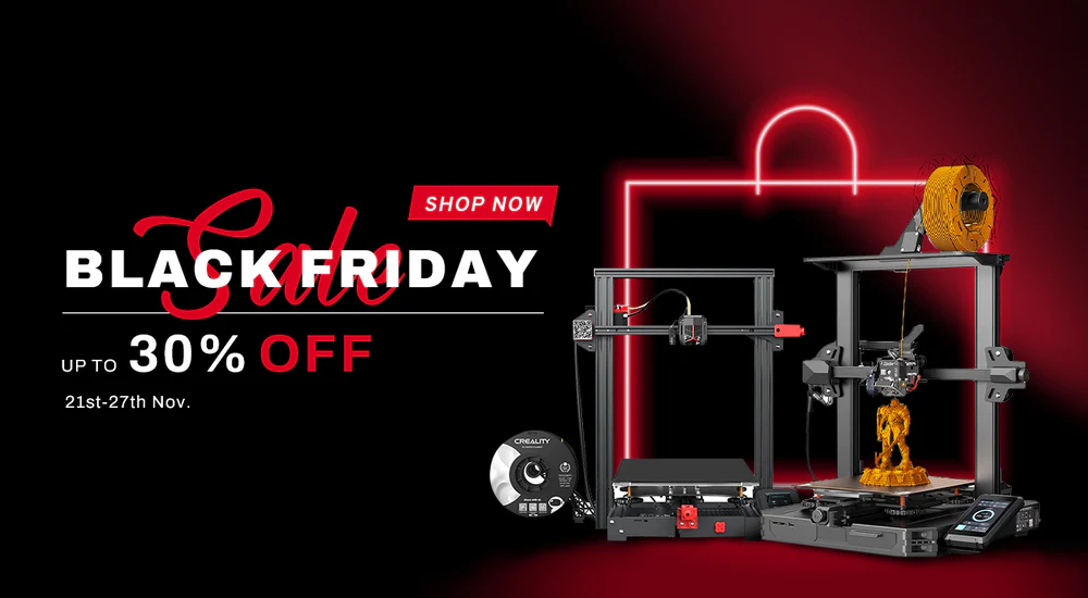 Amazon Black Friday : Creality 3D Printer To 30% OFF ends at 27th Nov. - Fotobargain